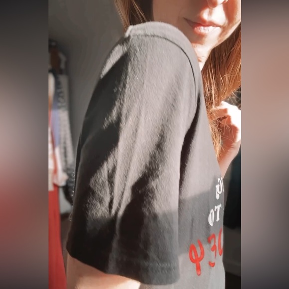 DISNEY Adulting Black Short Sleeve V Neck TShirt - Picture 10 of 10